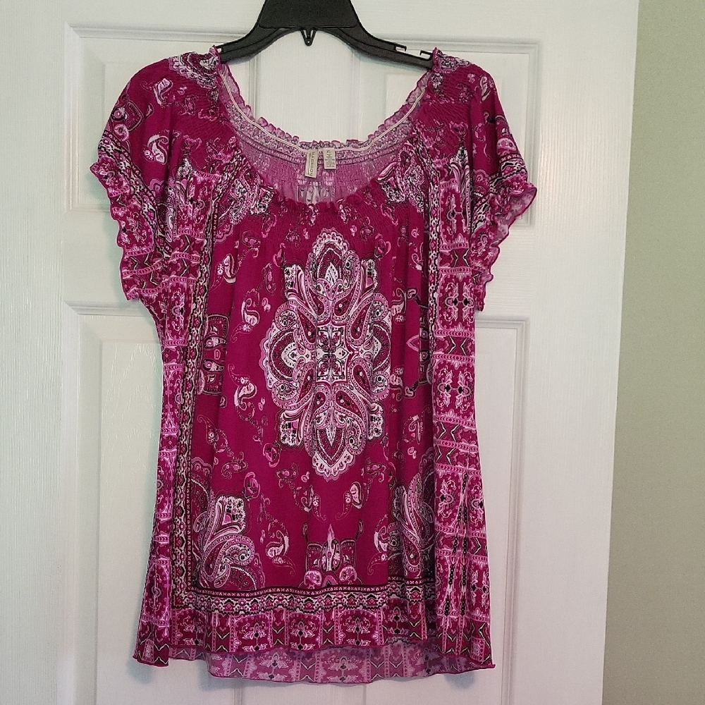 Ladies Short Sleeve Top